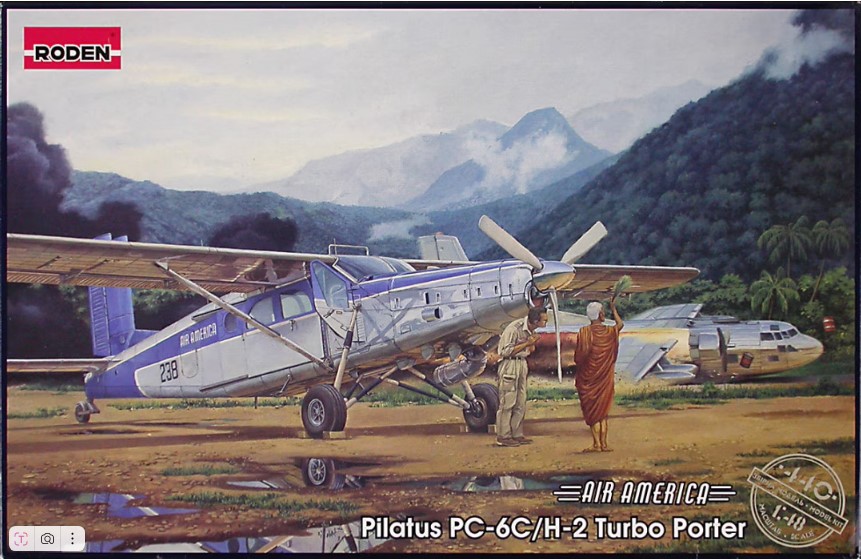 Model kit 1/48 Pilatus PC-6C/H-2 Turbo-Porter (Roden)