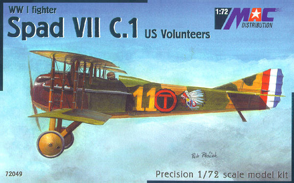 Model kit 1/72 Spad VIIC.1 US Volunteers (MAC Distribution)