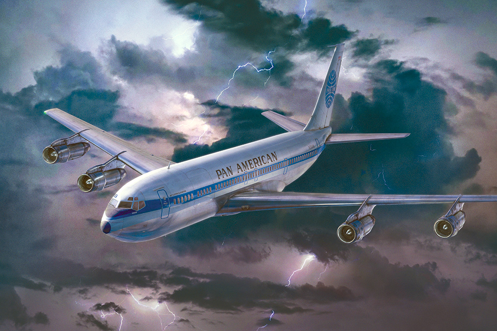 Model kit 1/144 Boeing 707-321 Pan American (Roden)