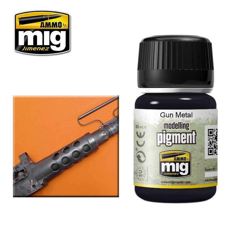 PIGMENT Gun Metal (35mL) (Ammo Mig)