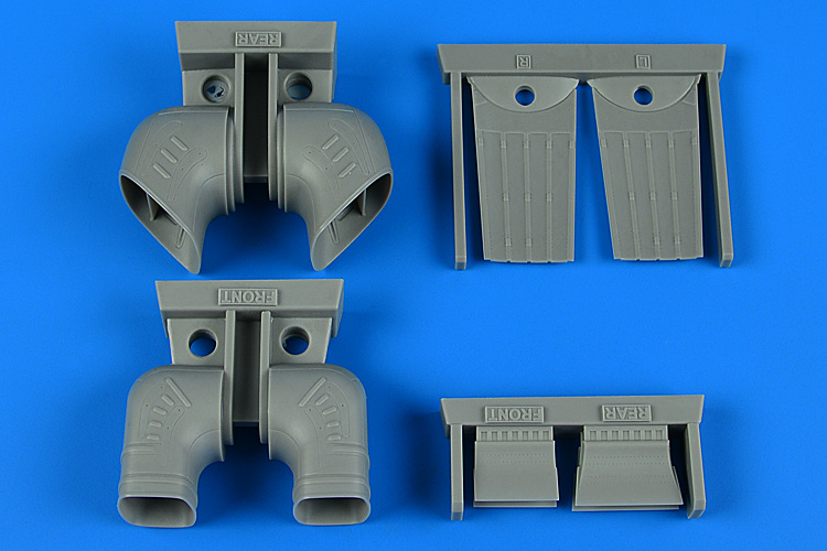 Additions (3D resin printing) 1/32 McDonnell-Douglas AV-8B Harrier II exhaust nozzles (designed to be used with Trumpeter kits) 