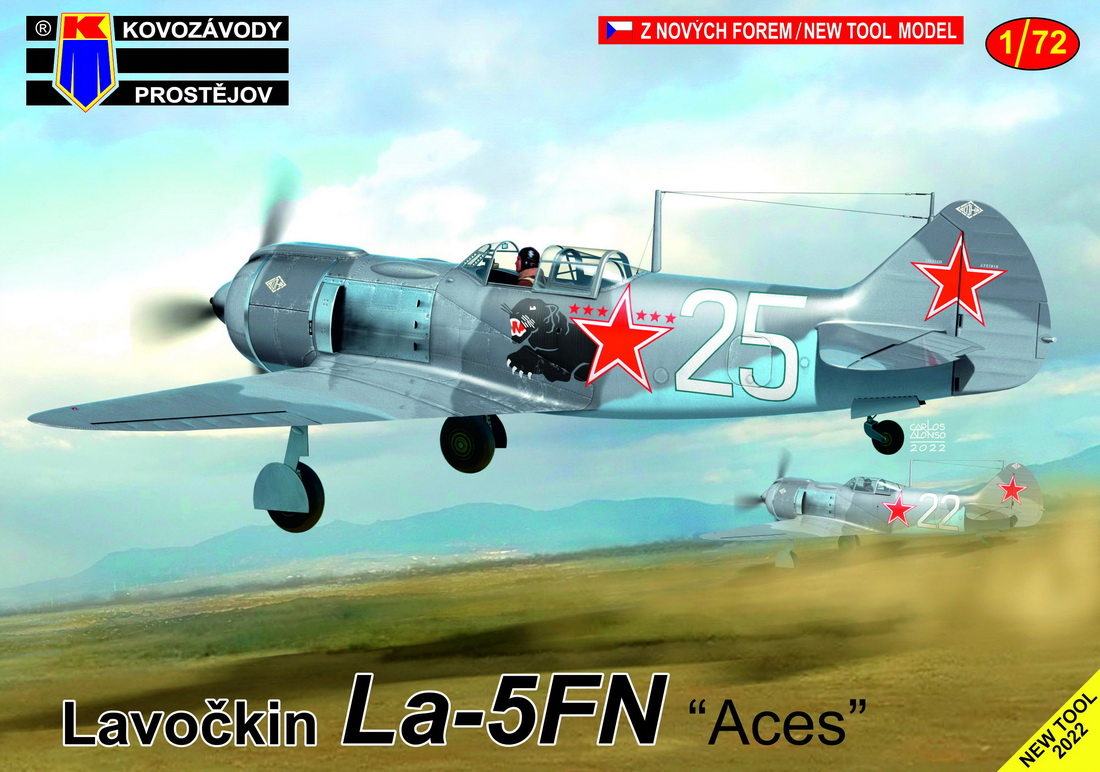 Model kit 1/72 Lavockin La-5FN 'Aces' ' (Kovozavody Prostejov) (damaged box)