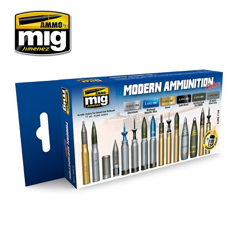 Modern Ammunition Colors (Ammo Mig) (6x17ml) 