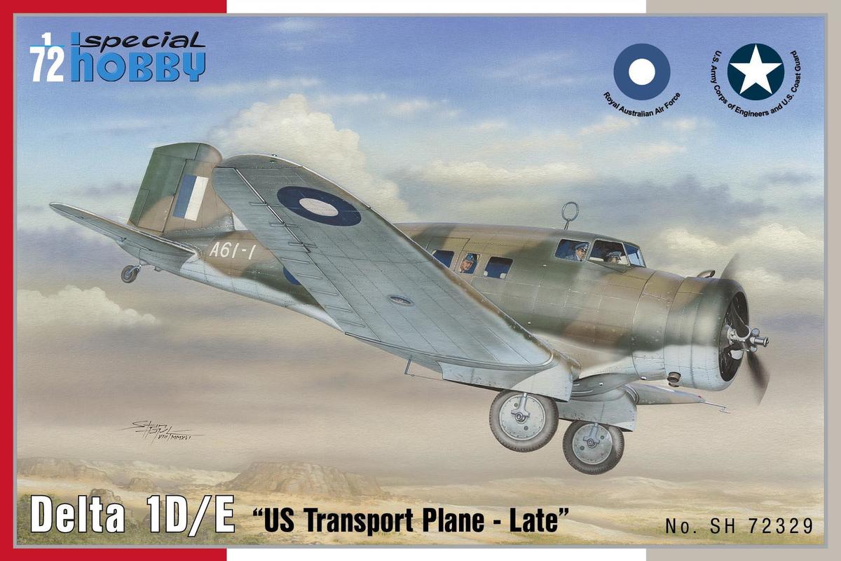 Model kit 1/72 Delta 1D/E US Transport Plane Late (3x camo) (Special Hobby)