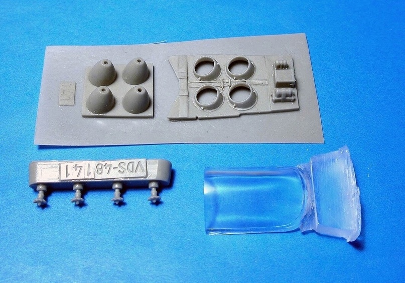 Additions (3D resin printing) 1/48 Yak-9L/B conversion set Zvezda (Vector) 