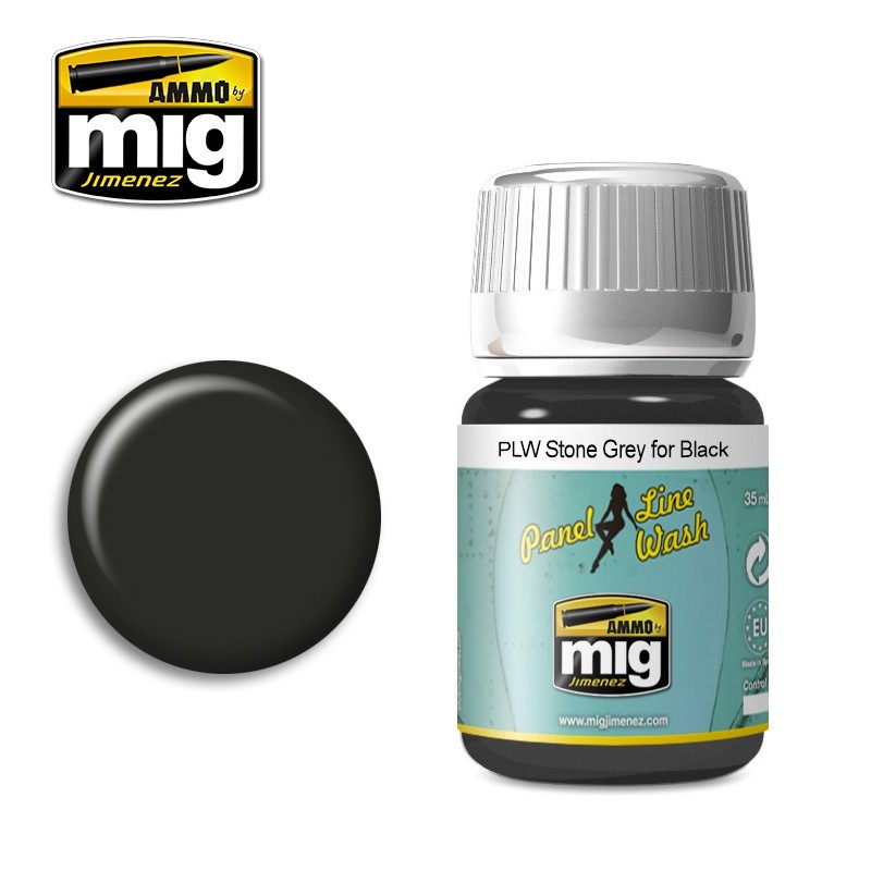 PLW Stone Grey for Black (35mL) (Ammo Mig)