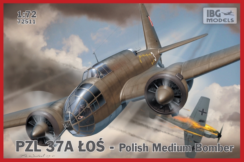 Model kit 1/72 ZL.37 A Los - Polish Medium Bomber (IBG Models)