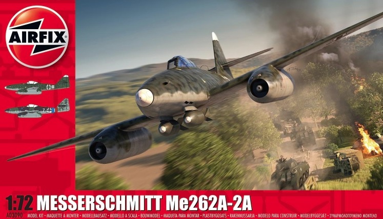 Model kit 1/72 Messerschmitt Me-262A-2A (Airfix)