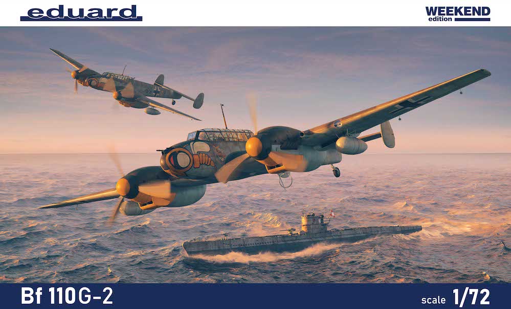 Model kit 1/72 Messerschmitt Bf-110G-2  Weekend edition (Eduard kits)