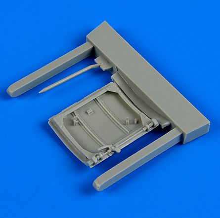 Additions (3D resin printing) 1/32 Supermarine Spitfire Mk.IXc cockpit's door (designed to be used with Tamiya kits)