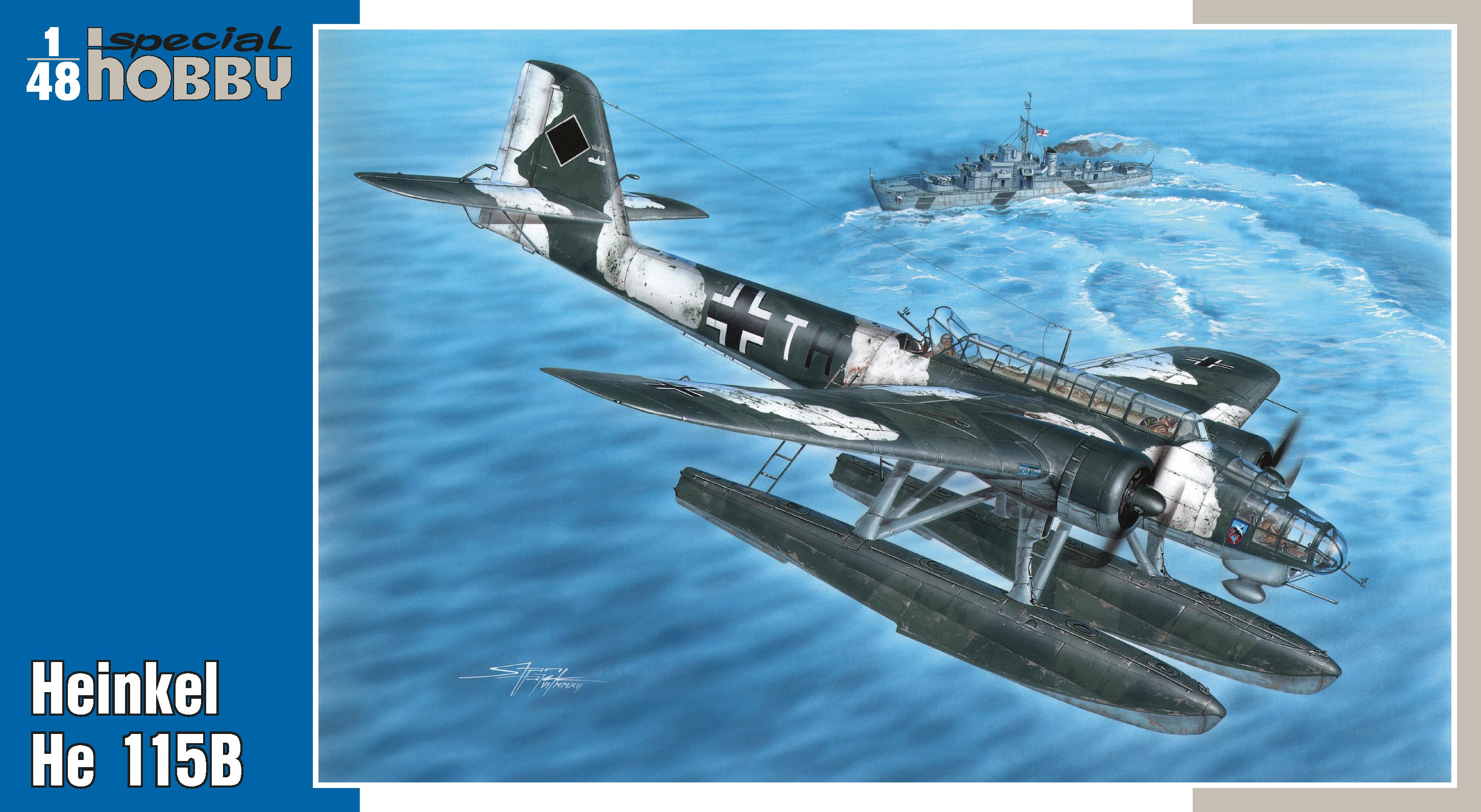 Model kit 1/48 Heinkel He 115B (3x camo) (Special Hobby)