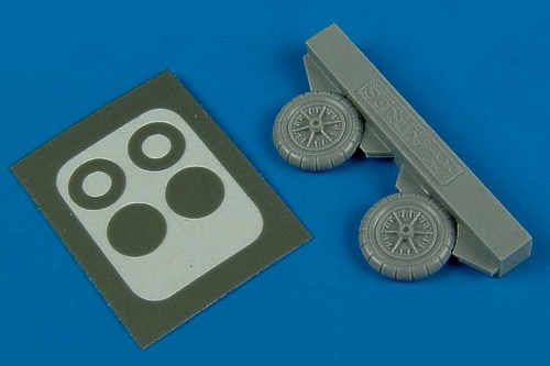 Additions (3D resin printing) 1/72      Messerschmitt Bf-109E/Bf-109F wheels and paint masks