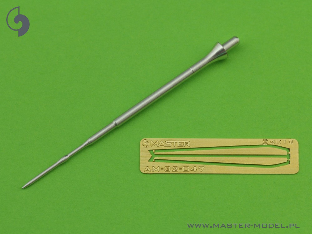 Aircraft detailing sets (brass) 1/32 Mikoyan MiG-23MF/MiG-23ML MLD Flogger) - Pitot Tube (designed to be used with Trumpeter kits) 