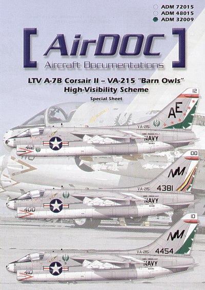 Decal 1/32 LTV A-7B Corsair (3) (Airdoc)