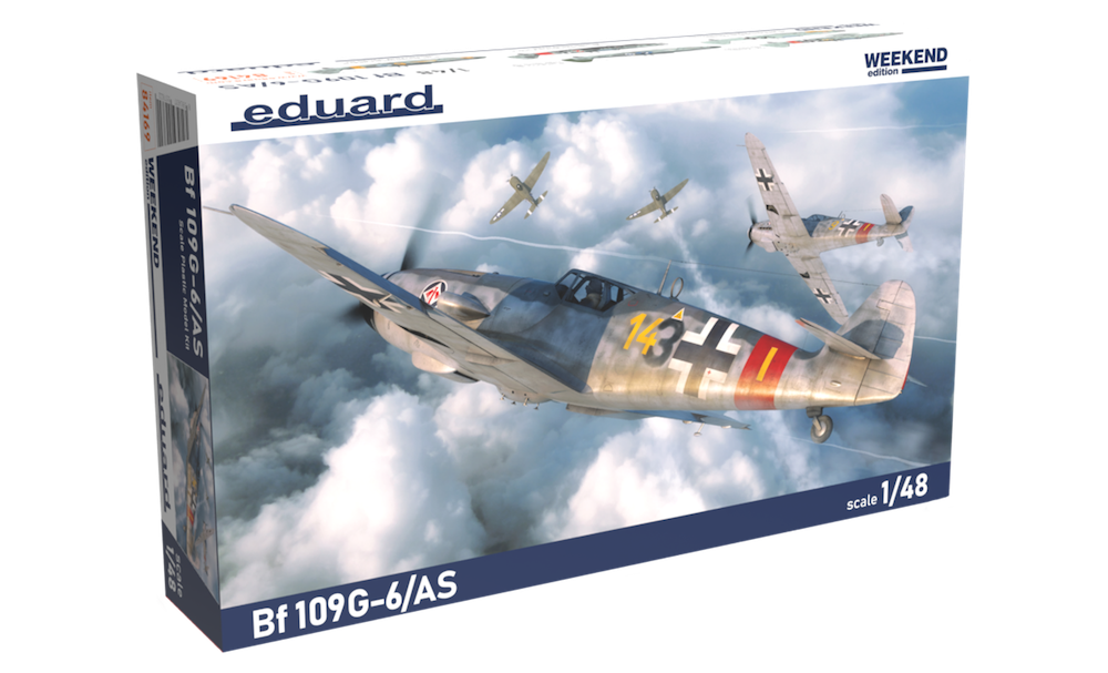 Model kit 1/48Messerschmitt Bf-109G-6/AS Weekend edition (Eduard kits)