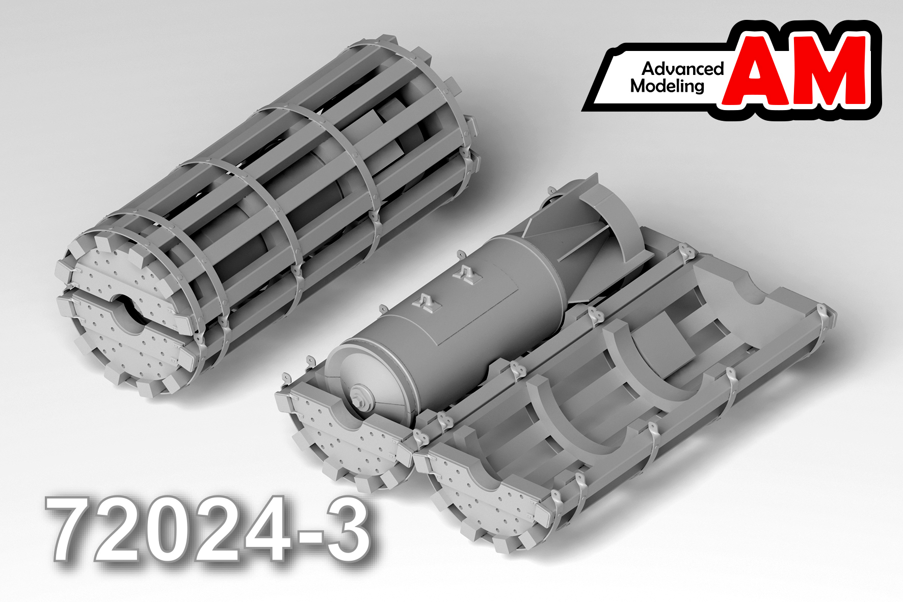 Additions (3D resin printing) 1/72 Bombotara with RBC-500 (Advanced Modeling) 