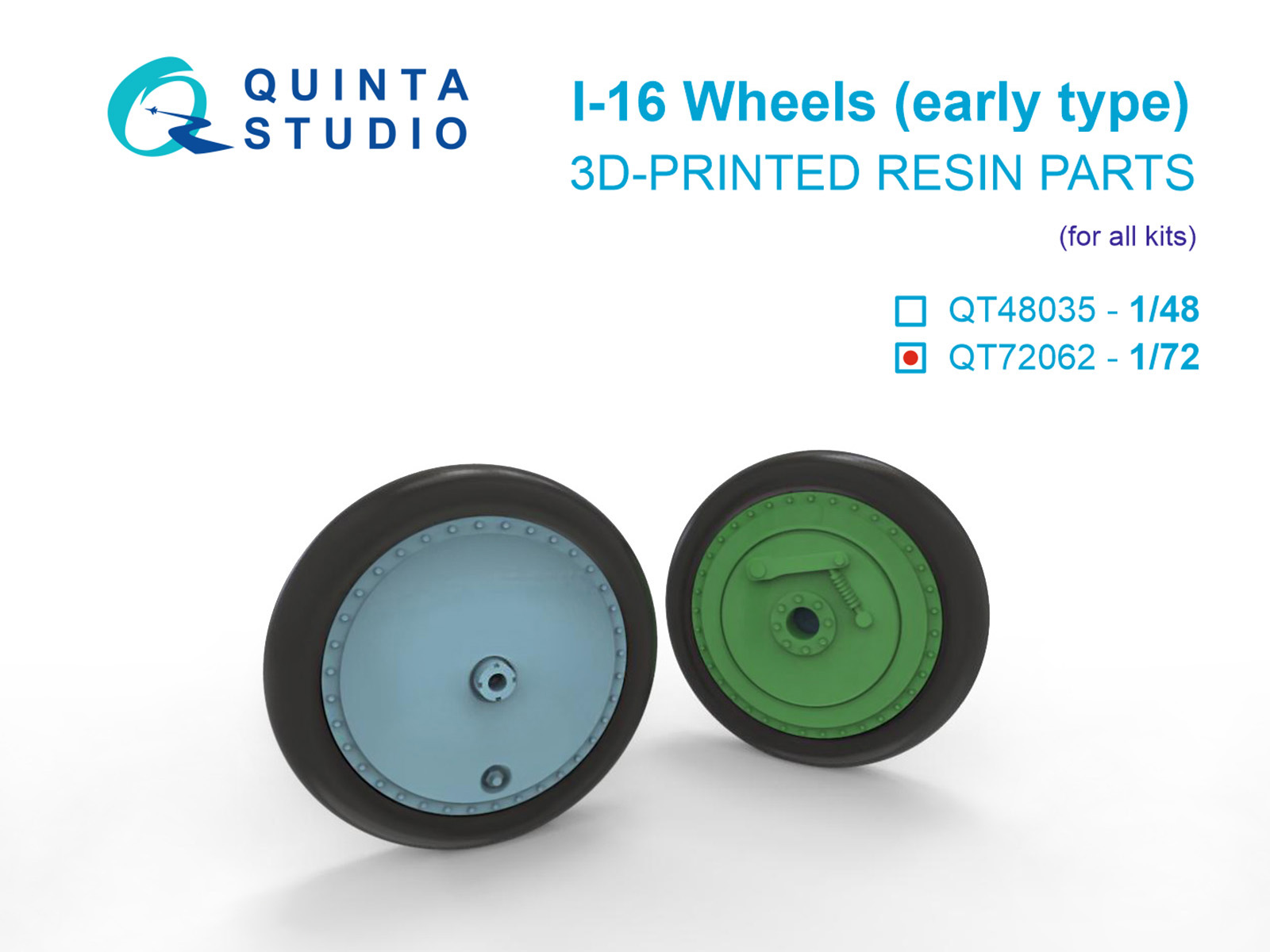 I-16 Wheels (early type) (for all kits)