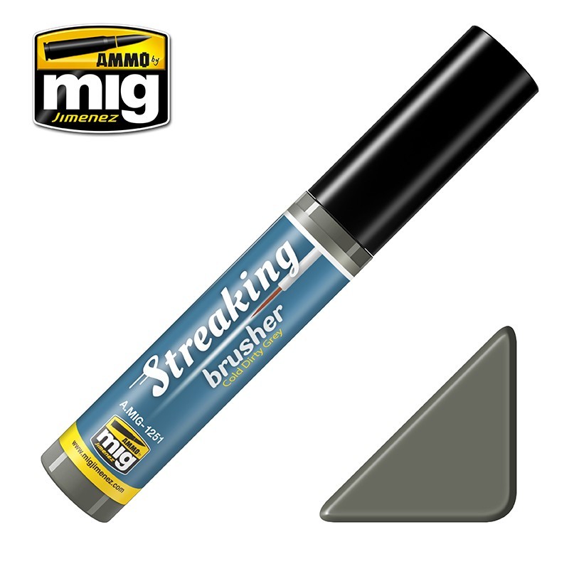 STREAKINGBRUSHER Cold Dirty Grey (10mL) (Ammo Mig)