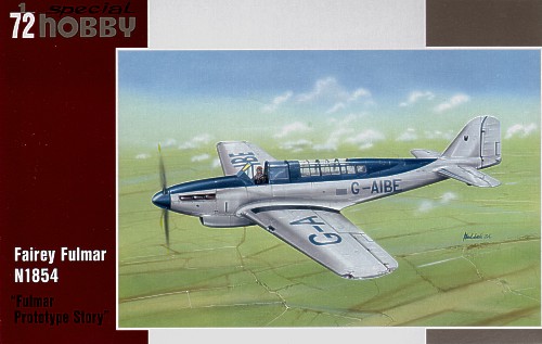 Model kit 1/72 Fairey Fulmar N1854 'Fulmar Prototype Story' (Special Hobby)