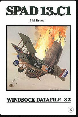 Aircraft books Spad 13C.I. Rev/Ltd (Albatros Productions)