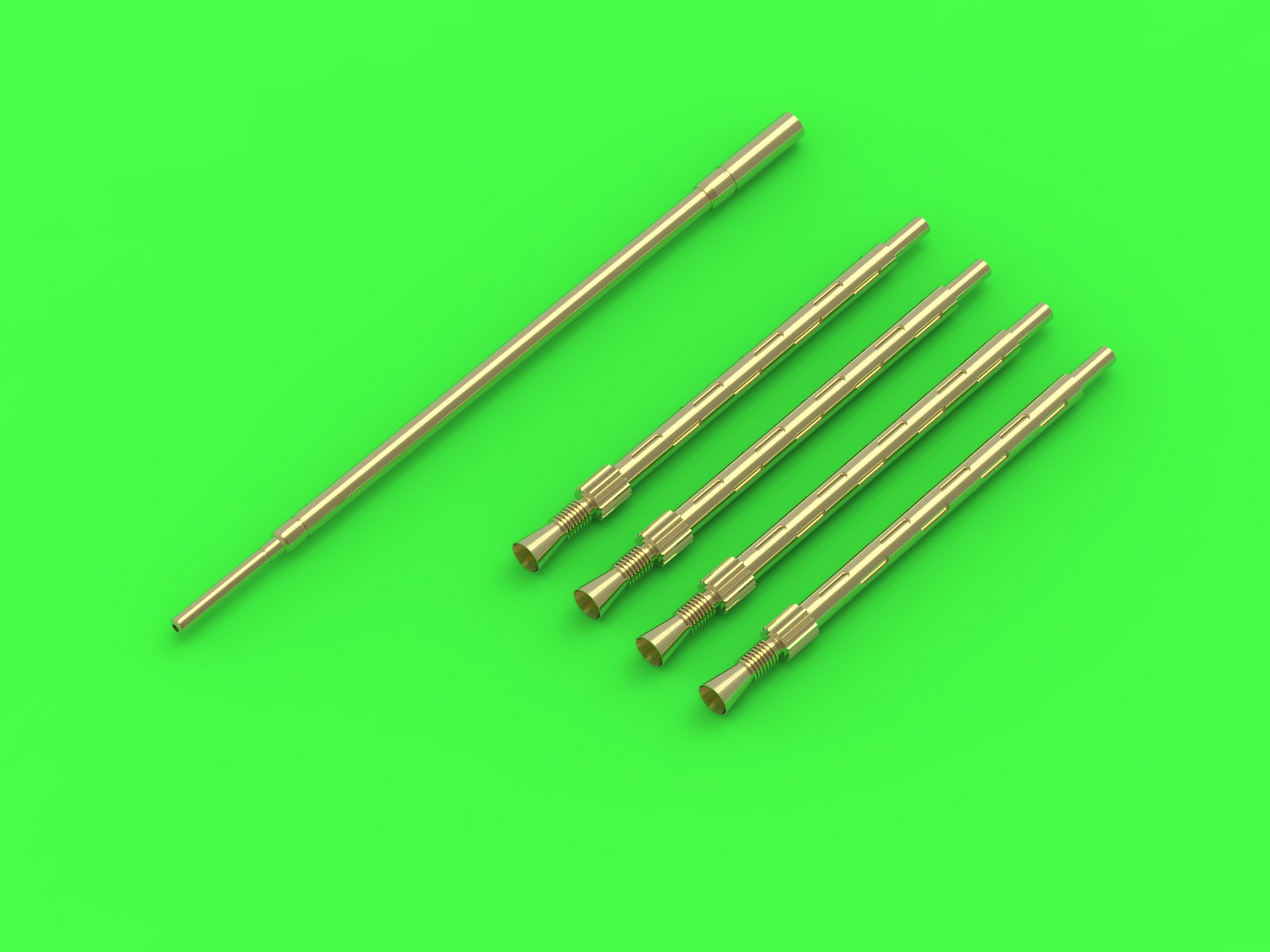 Aircraft detailing sets (brass) 1/48 Boulton-Paul Defiant - Pitot tube & Browning .303 cal barrels (designed to be used with Hasegawa kits) 