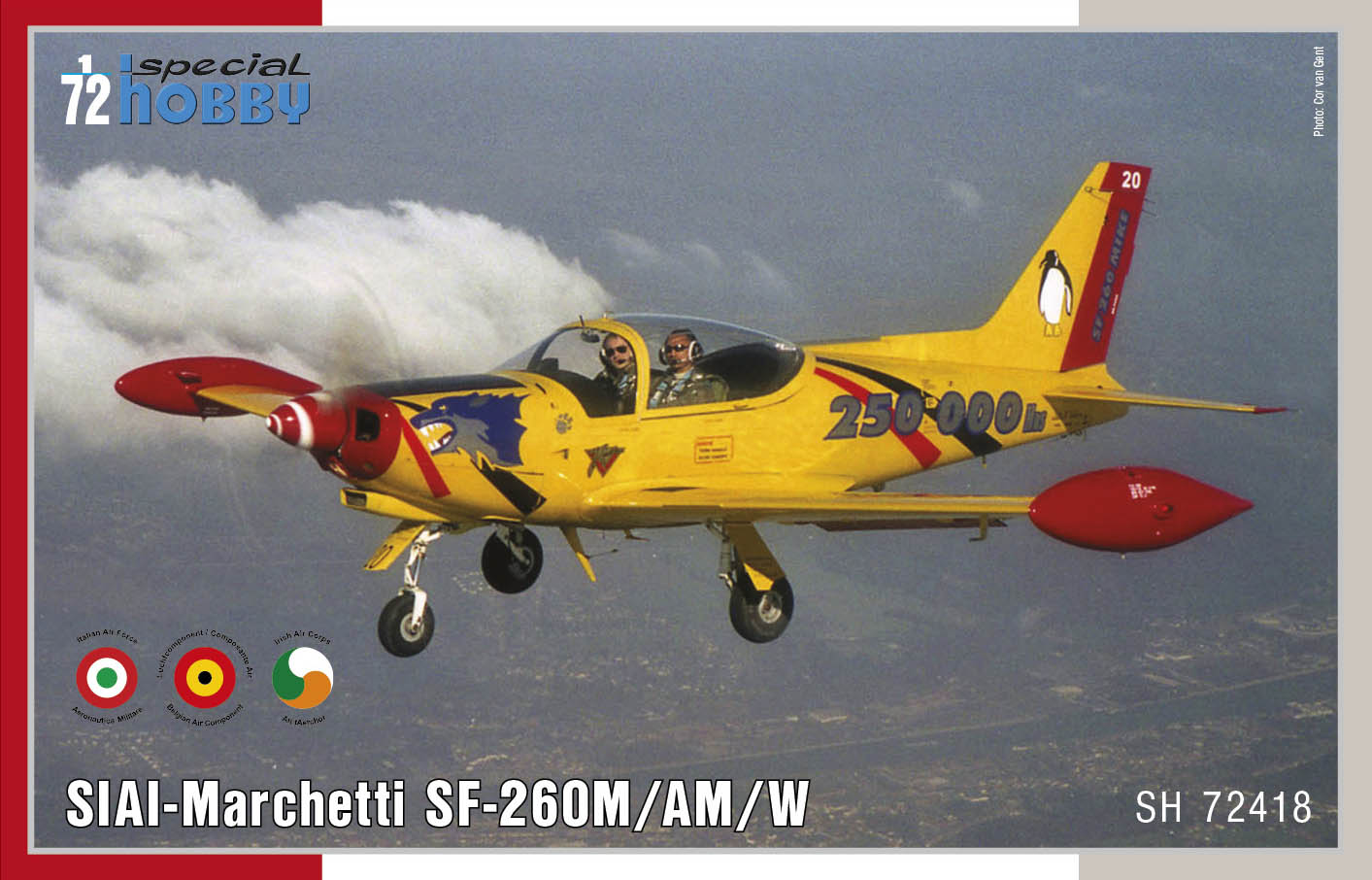 Model kit 1/72 SIAI-Marchetti SF-260M/AM/W (3x camo) (Special Hobby)