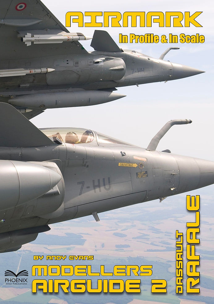 Aircraft books Dassualt Rafale by Andy Evans (Airmark)