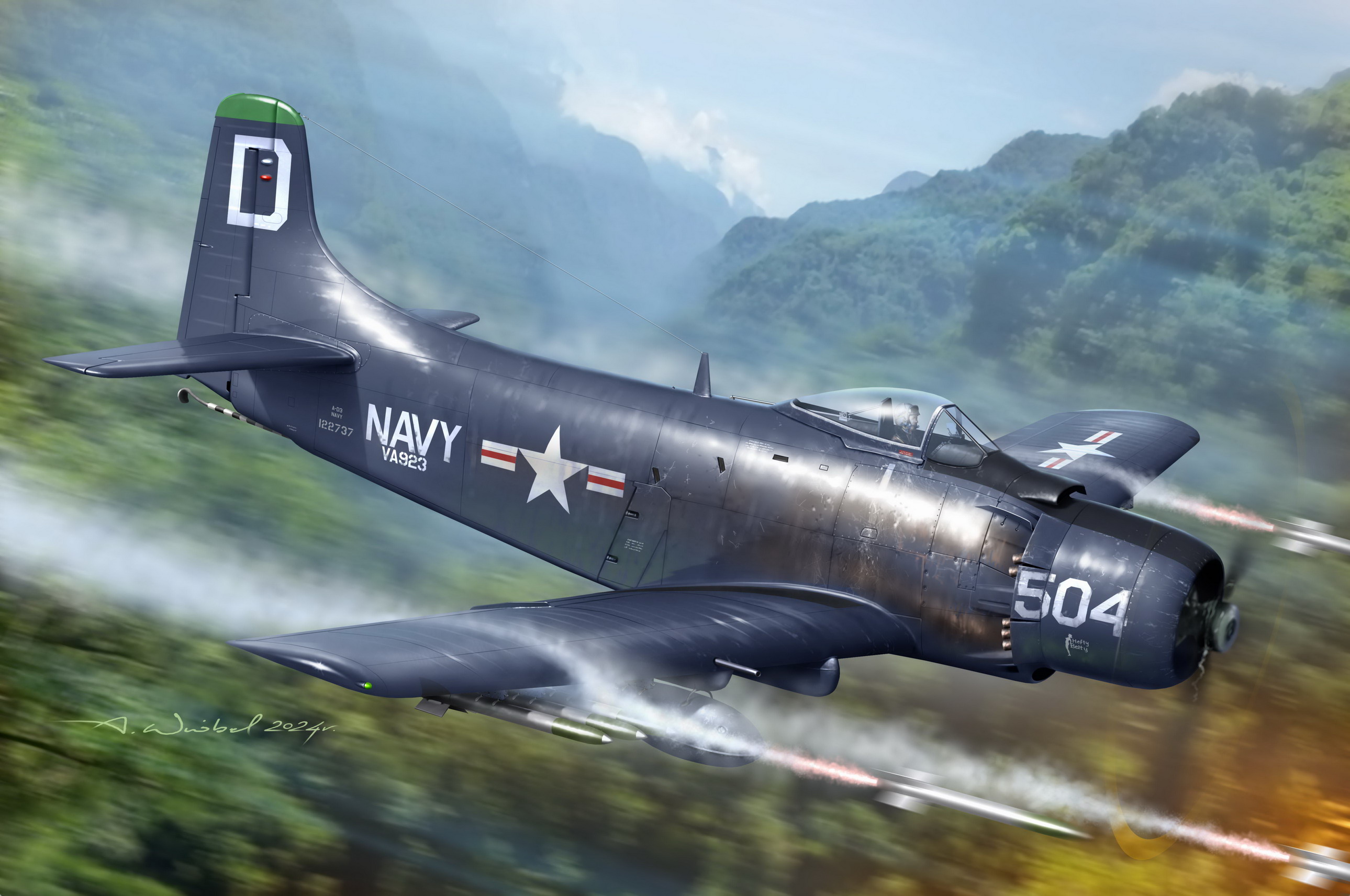 Model kit 1/72 Douglas AD-3/4 (early) (Sword)