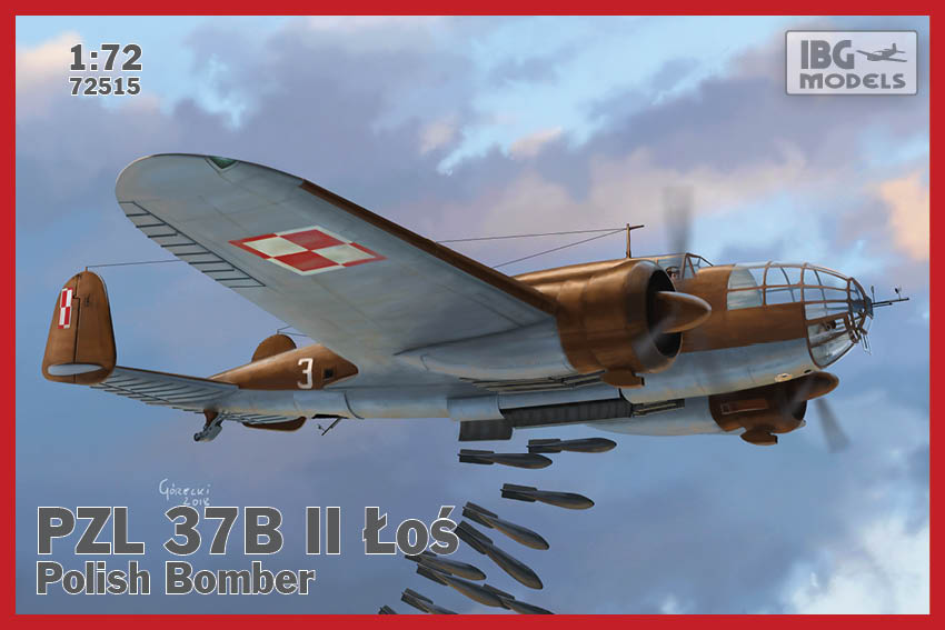 Model kit 1/72 PZL P.37B II Los - Polish Medium Bomber (IBG Models)