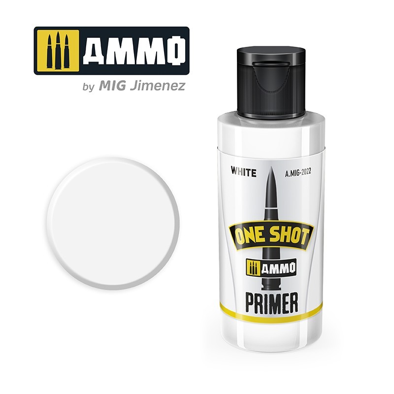 ONE SHOT PRIMER White (Ammo Mig) (60ml) 