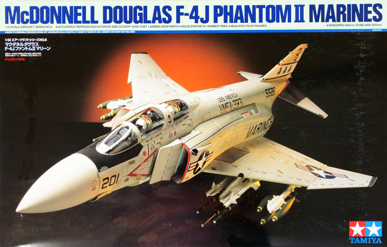 Model kit 1/32 McDonnell Douglas F-4J Phantom II Marines (Tamiya)