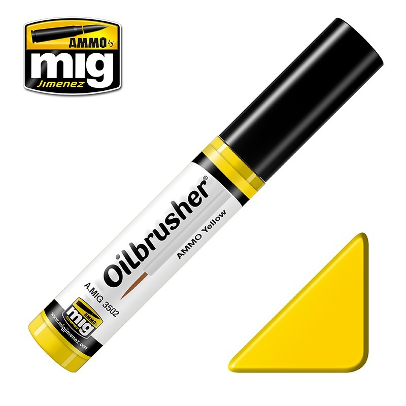 OILBRUSHER AMMO Yellow (10mL) (Ammo Mig)