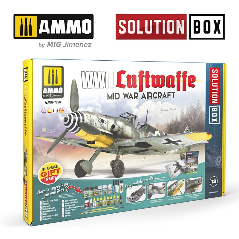 SOLUTION BOX 18 - WWII Luftwaffe Mid War Aircraft (Ammo Mig)