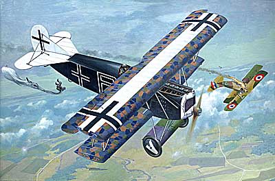 Model kit 1/48 Fokker D.VII OAW (mid) (Roden)