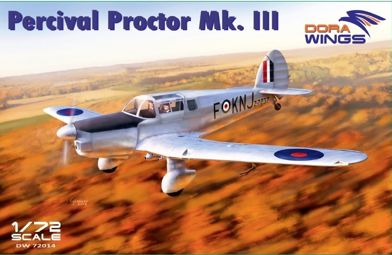 Model kit 1/72 Percival Proctor Mk.III (Dora Wings)