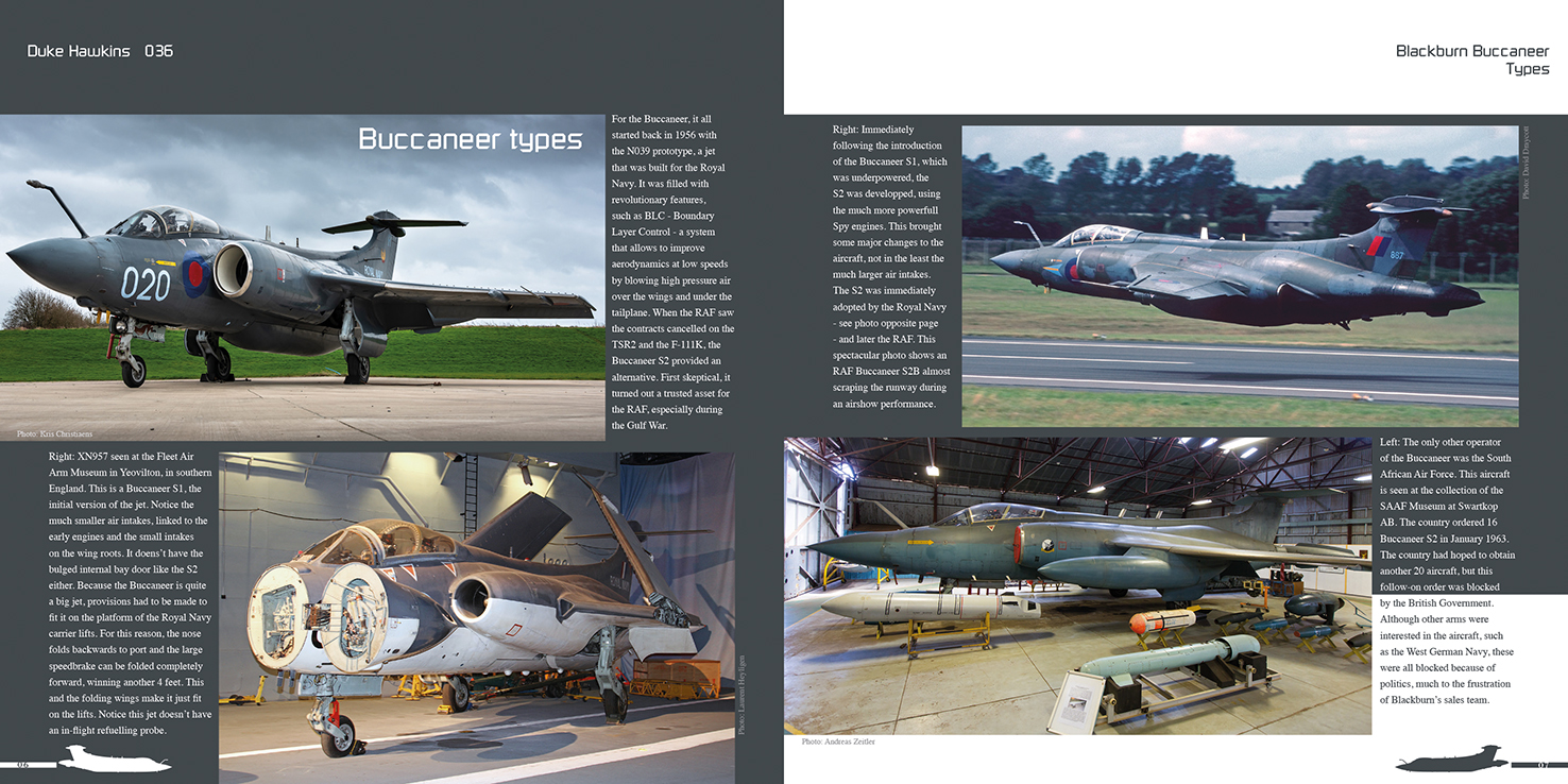 Aircraft books Duke Hawkins: Blackburn Buccaneer (HMH-Publications)