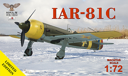 Model kit 1/72 IAR-81C (4x camo) Limited Edition (Sova-M)