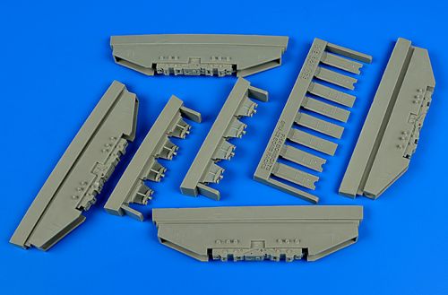 Additions (3D resin printing) 1/32 BRU-32 bomb racks for Grumman F-14 Bombcat (designed to be used with Trumpeter kits)[F-14B] 