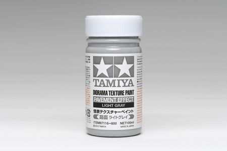 Diorama texture paint: Pavement Effect - Light Grey (100mL) (Tamiya)