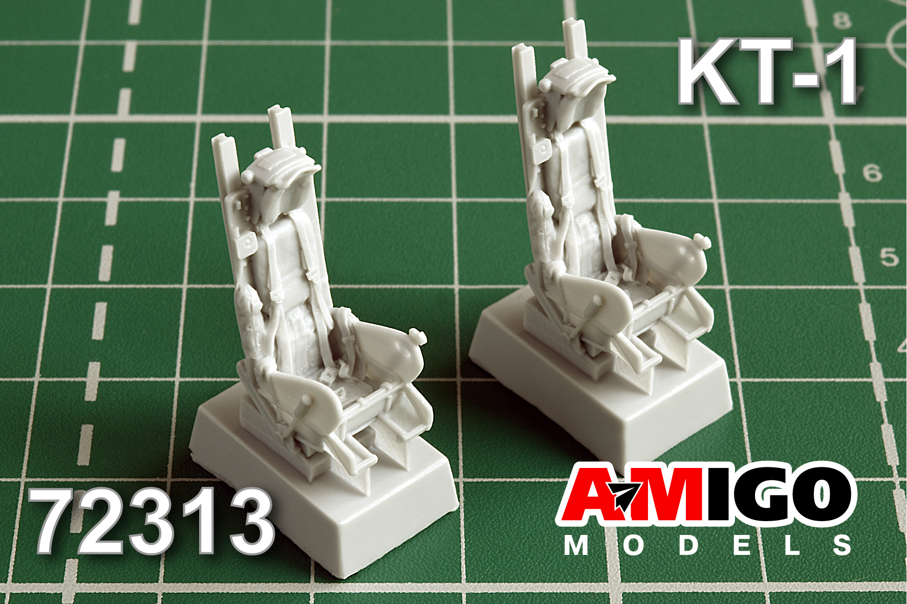 Additions (3D resin printing) 1/72 Ejection seat KT-1 (Amigo Models)