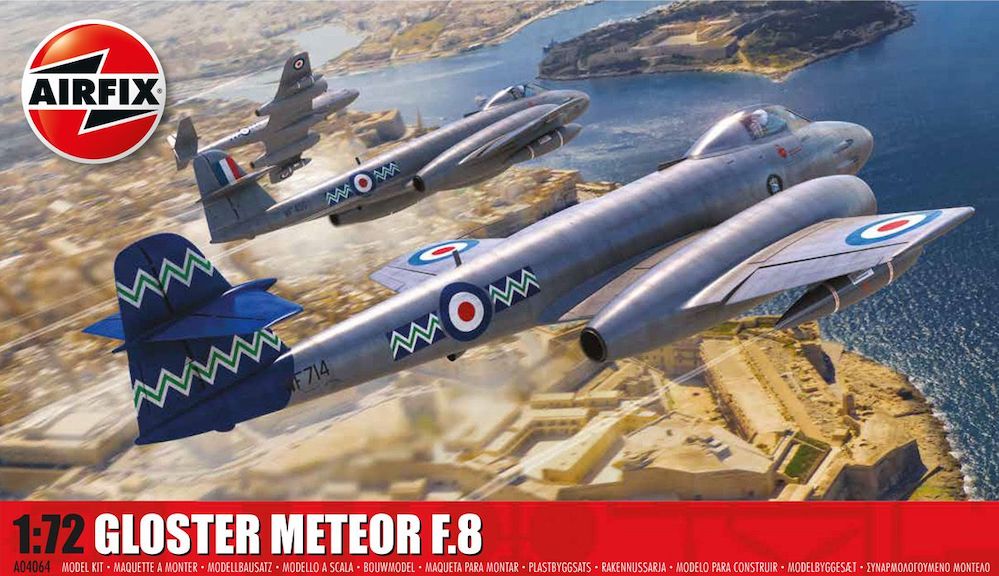 Model kit 1/72 Gloster Meteor F.8 New Tooling released in October 2022  (Airfix)