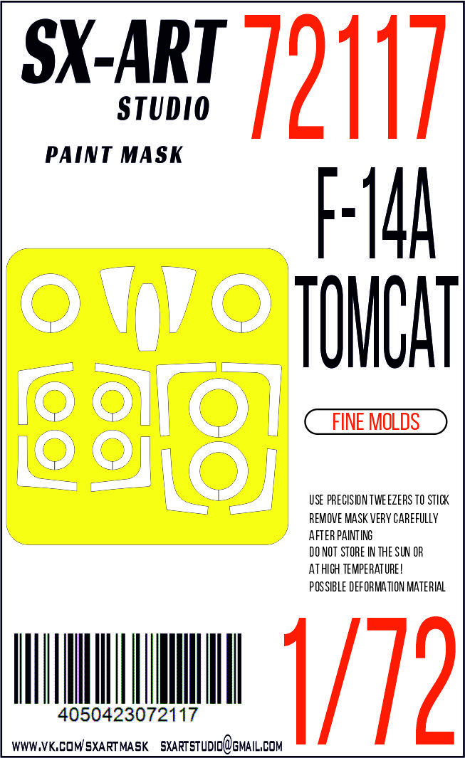Paint Mask 1/72  F-14A Tomcat (Fine molds)