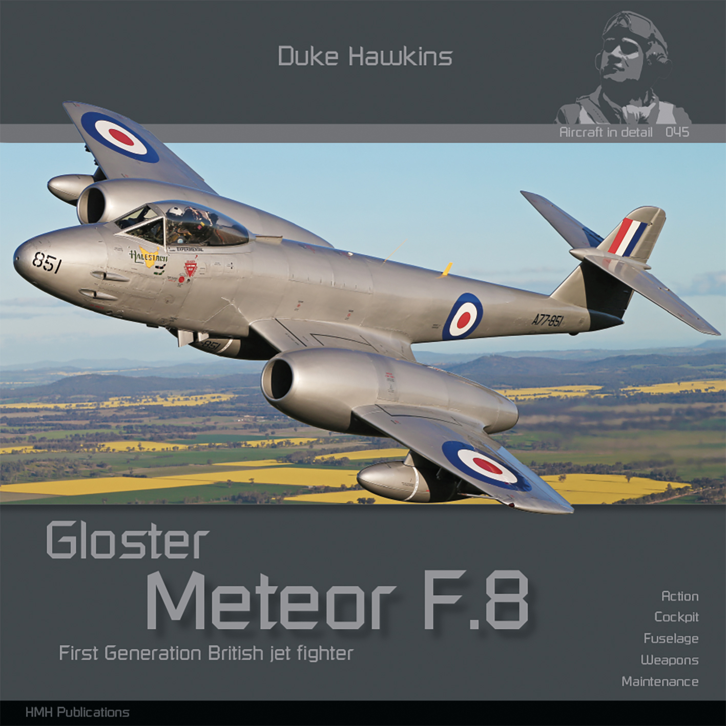 Aircraft books Duke Hawkins: Gloster Meteor F.8/FR.9 (HMH-Publications)