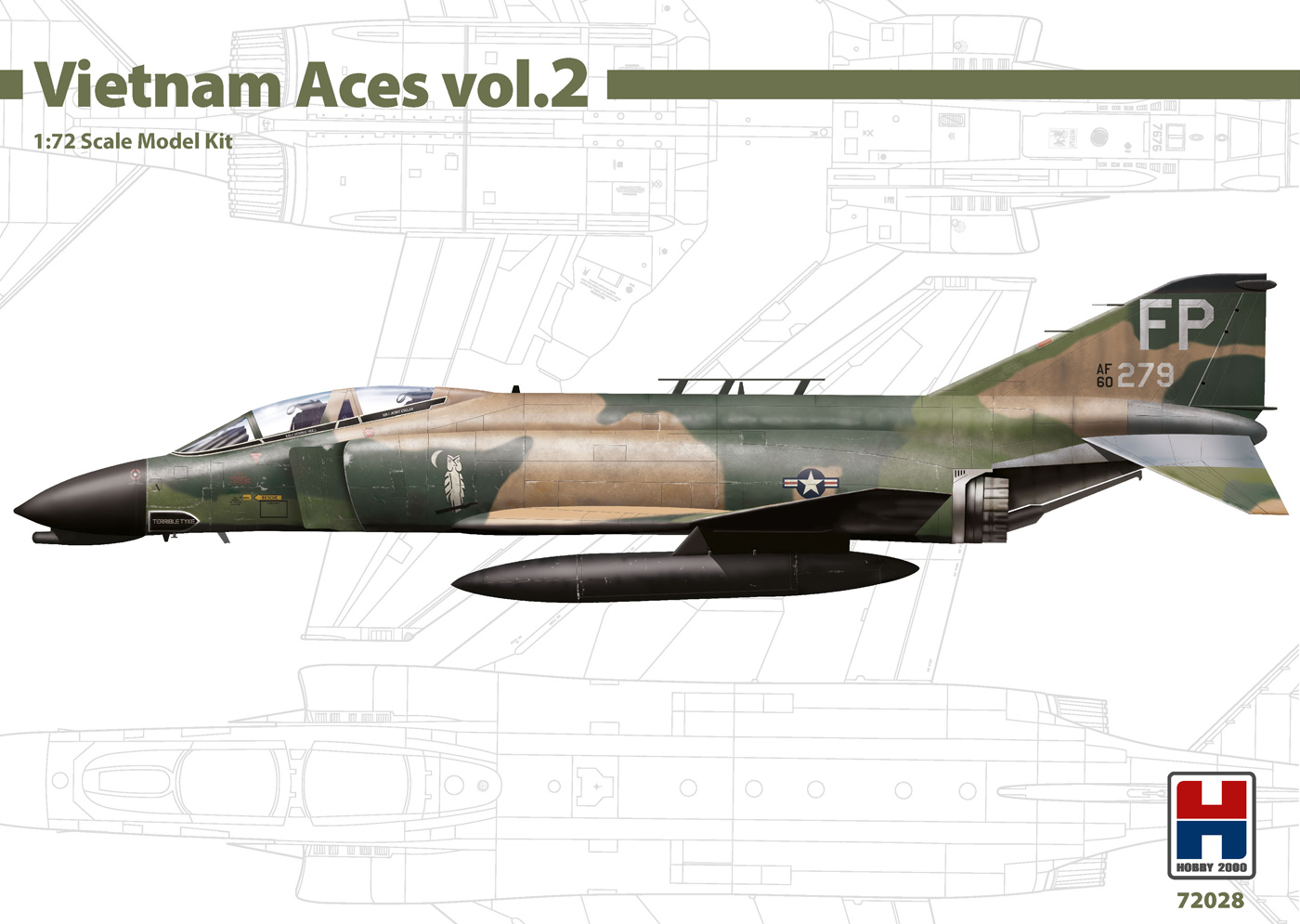 Model kit 1/72  McDonnell F-4D Phantom II - Vietnam Aces 2  (Hobby 2000)