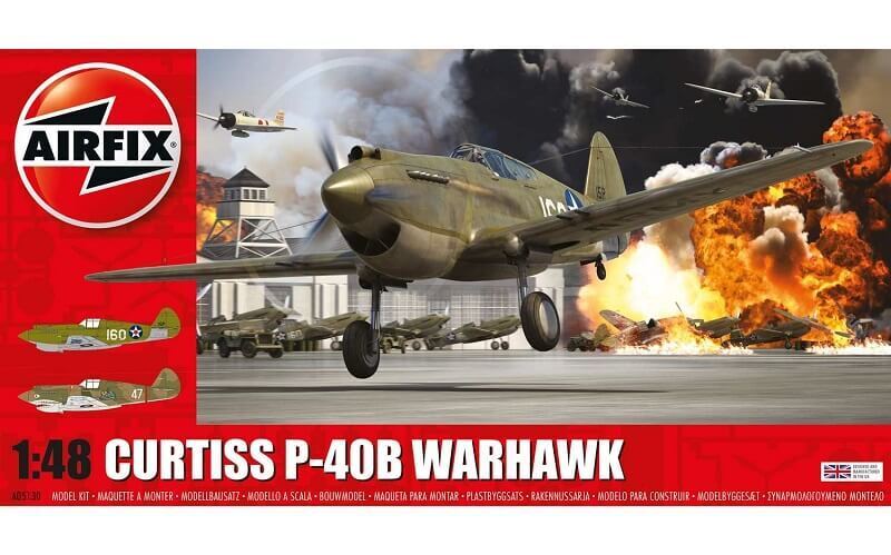 Model kit 1/48 Curtiss P-40B Warhawk (Airfix)