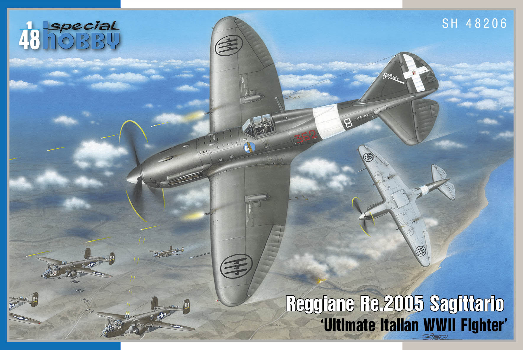 Model kit 1/48 Re.2005 Saggitario Ultimate Ital.Fighter WWII (Special Hobby)