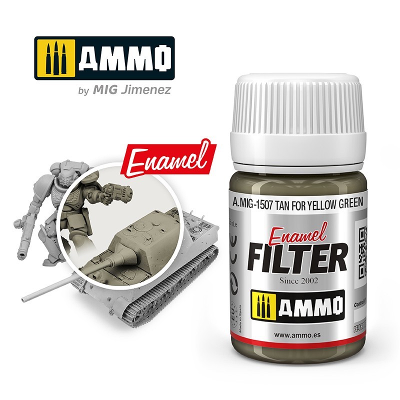 FILTER Tan for Yellow Green (35mL) (Ammo Mig)