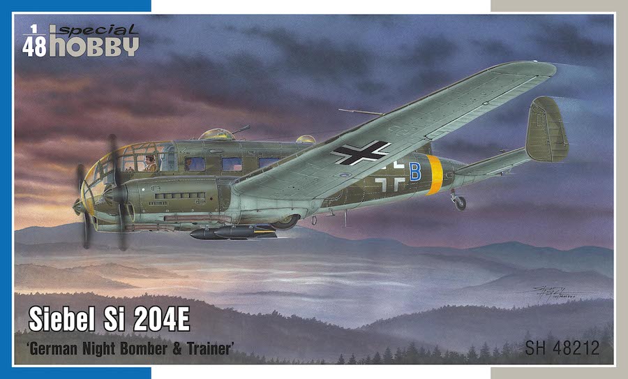 Model kit 1/48 Siebel Si 204E 'German Night Bomber&Trainer' (Special Hobby)