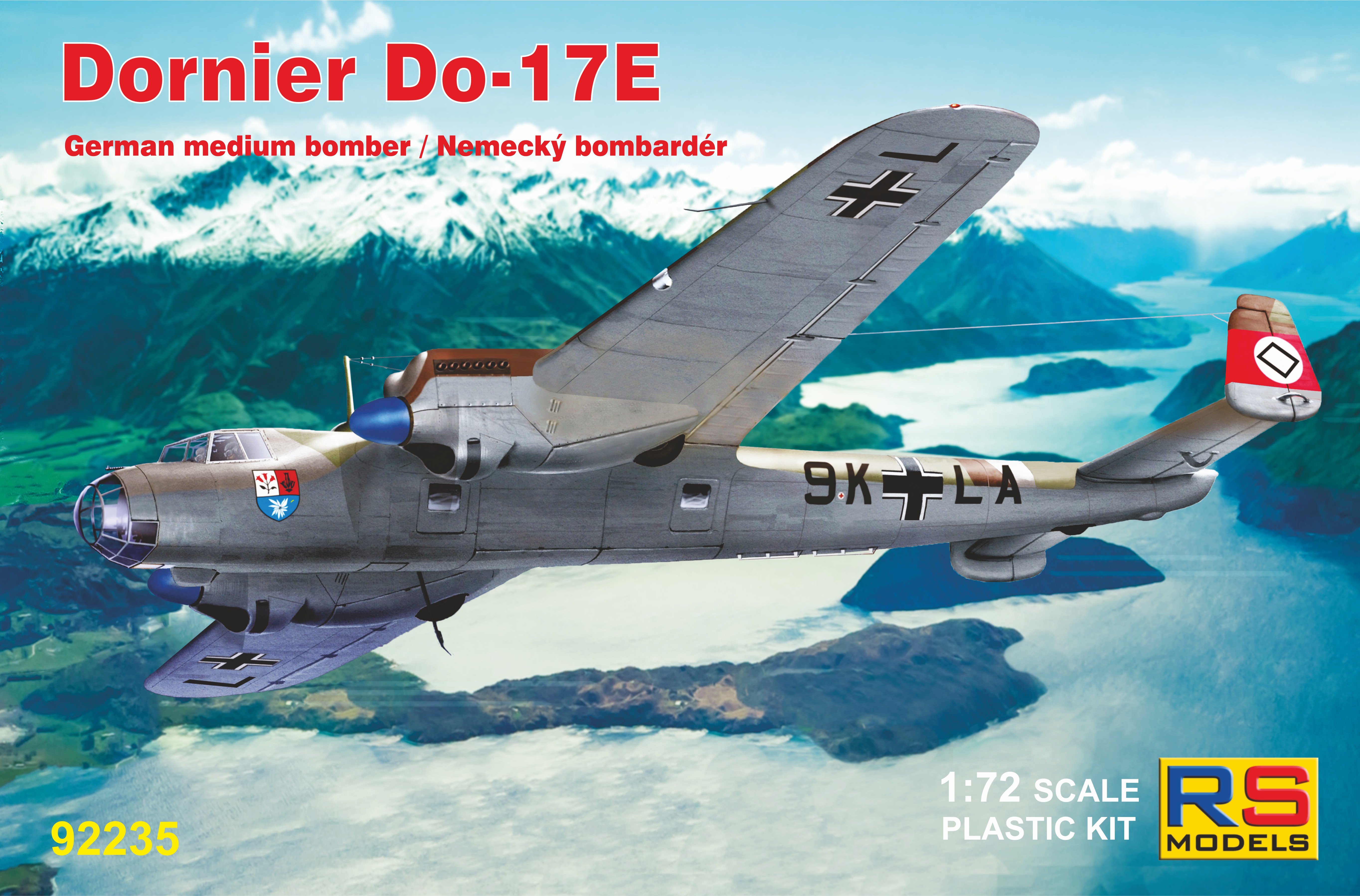Model kit 1/72 Dornier Do-17E (RS Models)