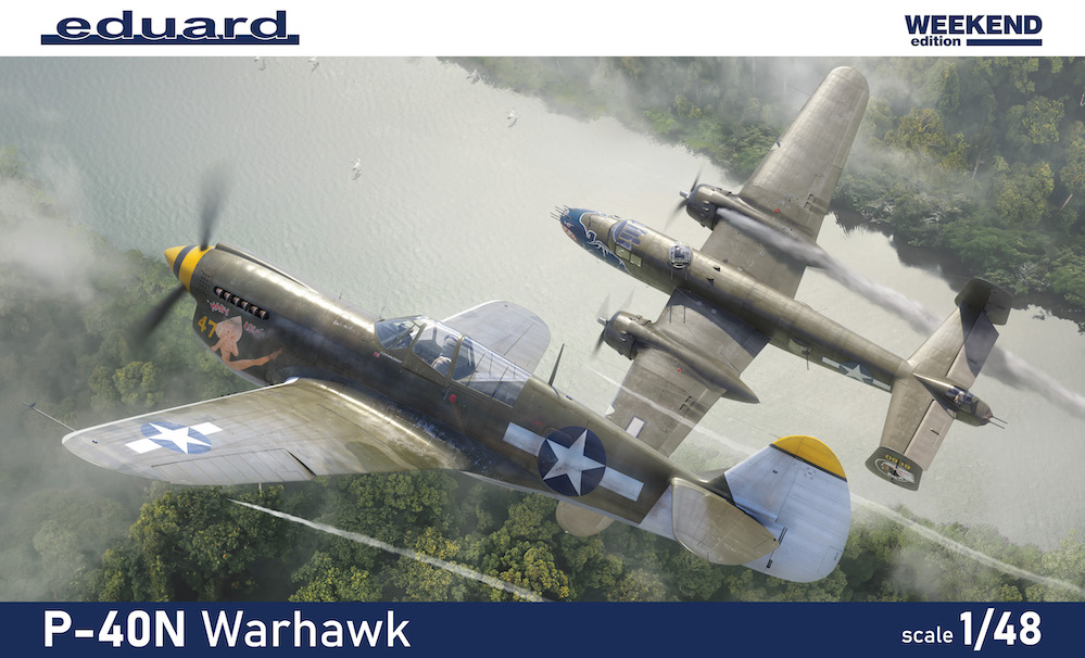 Model kit 1/48 Curtiss P-40N Warhawk Weekend edition (Eduard kits)